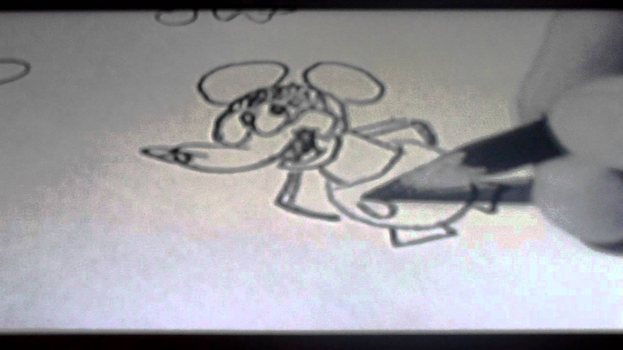 1280x720 Walt Disney Drawing Mickey Mouse - Mickey Mouse First Sketch