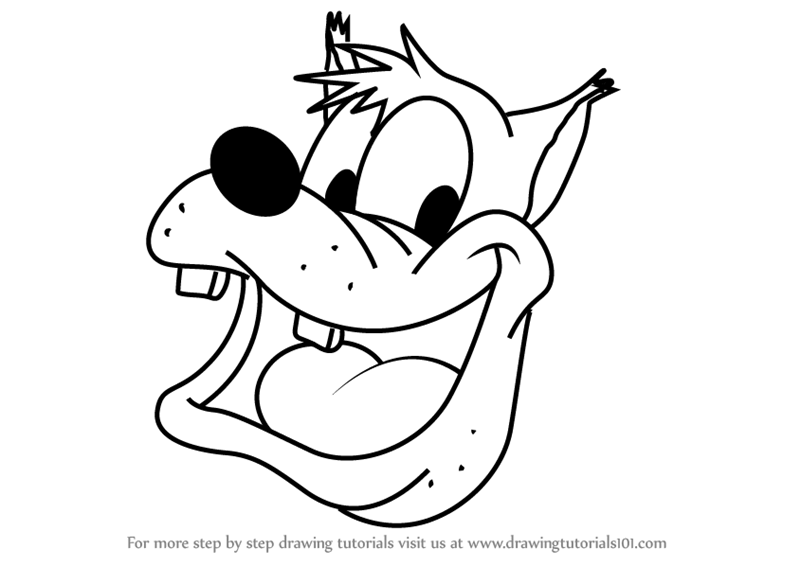 800x566 Learn How To Draw Pete Face From Mickey Mouse Clubhouse (Mickey - Mickey Mouse Head Sketch