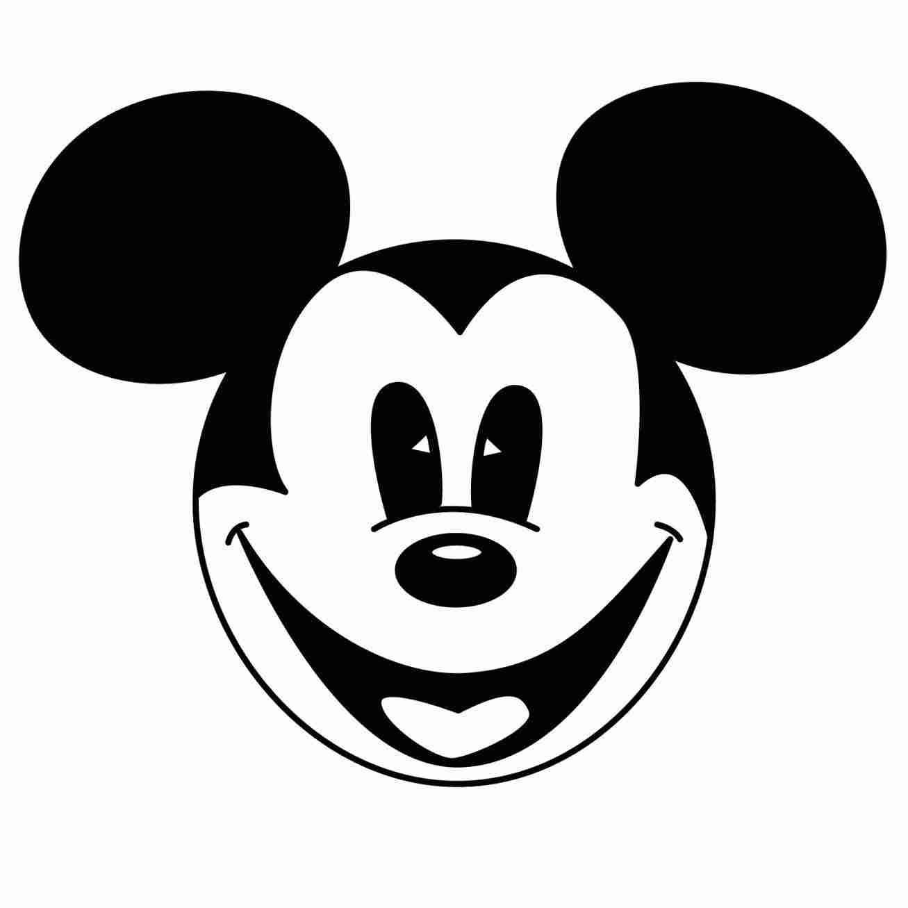 Mickey Mouse Head Sketch At Explore Collection Of