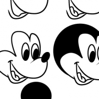 200x200 Drawing Dora - Mickey Mouse Sketch Step By Step