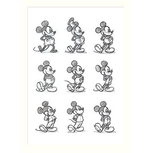308x310 Mickey Mouse Sketch Wayfair.co.uk - Mickey Sketch