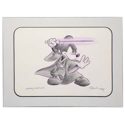 500x500 Disney Artist Print - Mickey Sketch