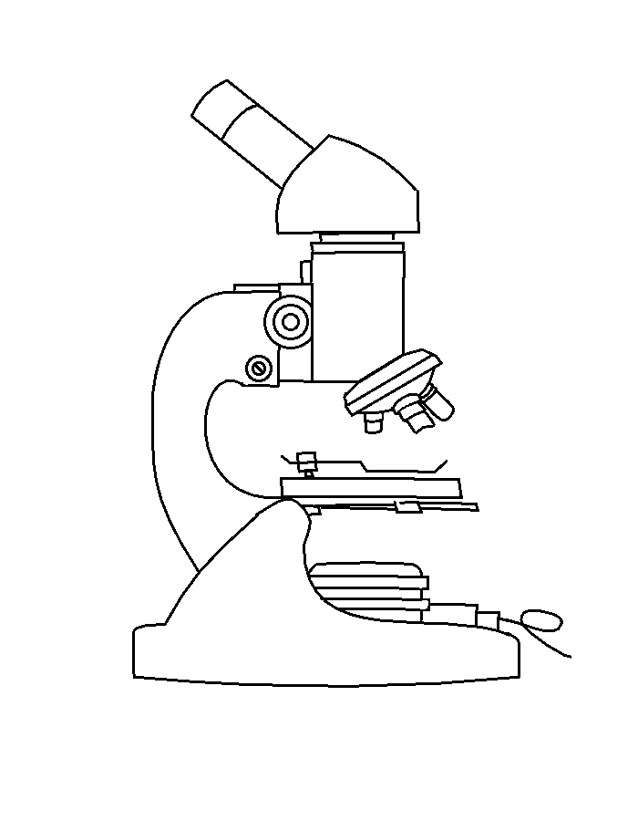 700x900 Collection Of Microscope Pencil Drawing High Quality, Free - Microscope Sketch