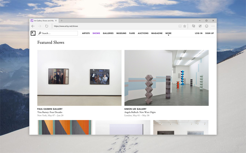800x500 Microsoft Edge Browser Template For Sketch - Microsoft Sketch