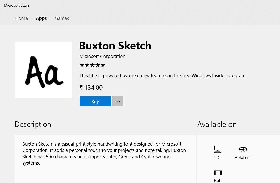 1109x726 Microsoft Plans To Release New Paid Fonts For Windows 10 - Microsoft Sketch