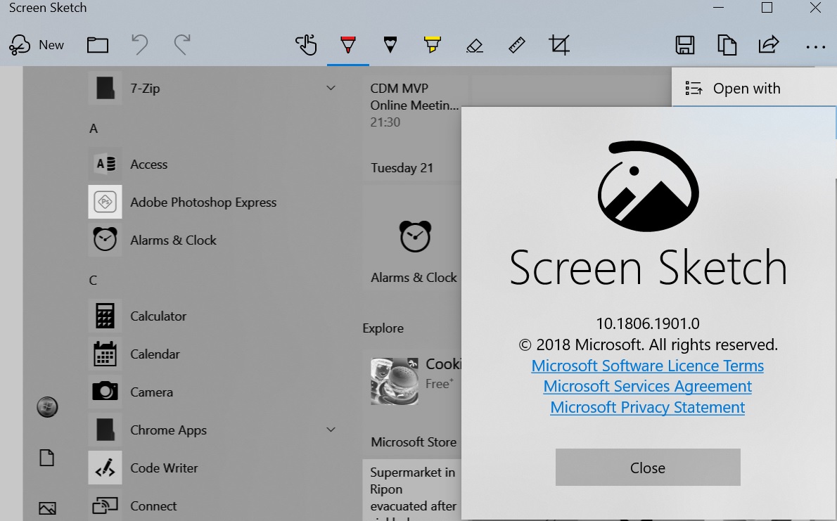 1190x741 Snip Amp Sketch App Mceworld - Microsoft Sketch