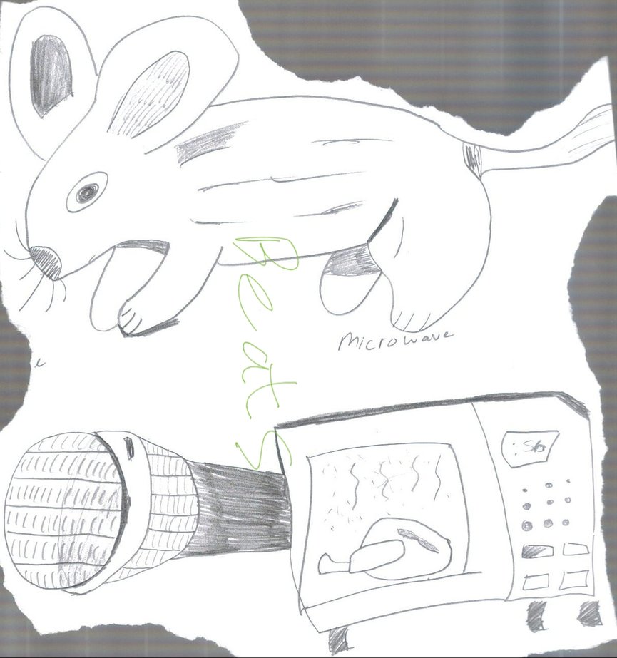 865x923 Mouse, Microphone, Microwave By Anastasia1243 - Microwave Sketch