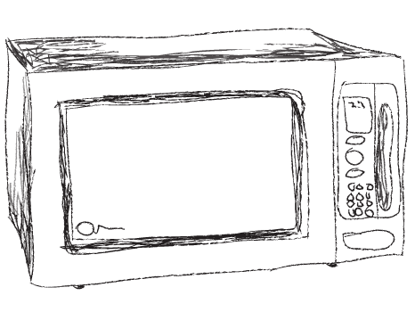 466x350 Microwave - Microwave Sketch