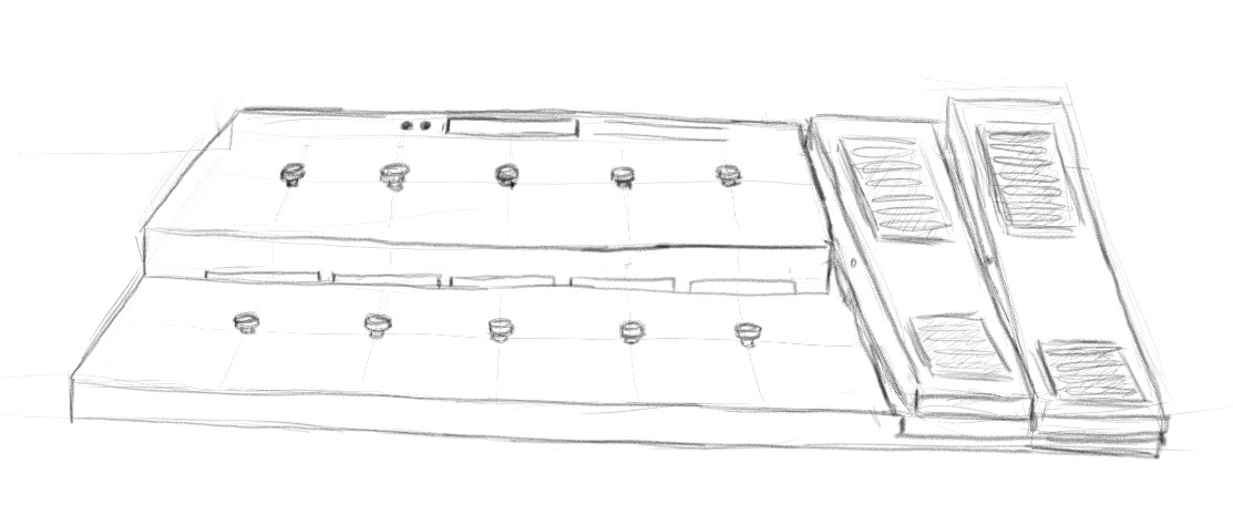 1113x465 Designing The Midi Foot Switch The Amateur Maker - Midi Sketch