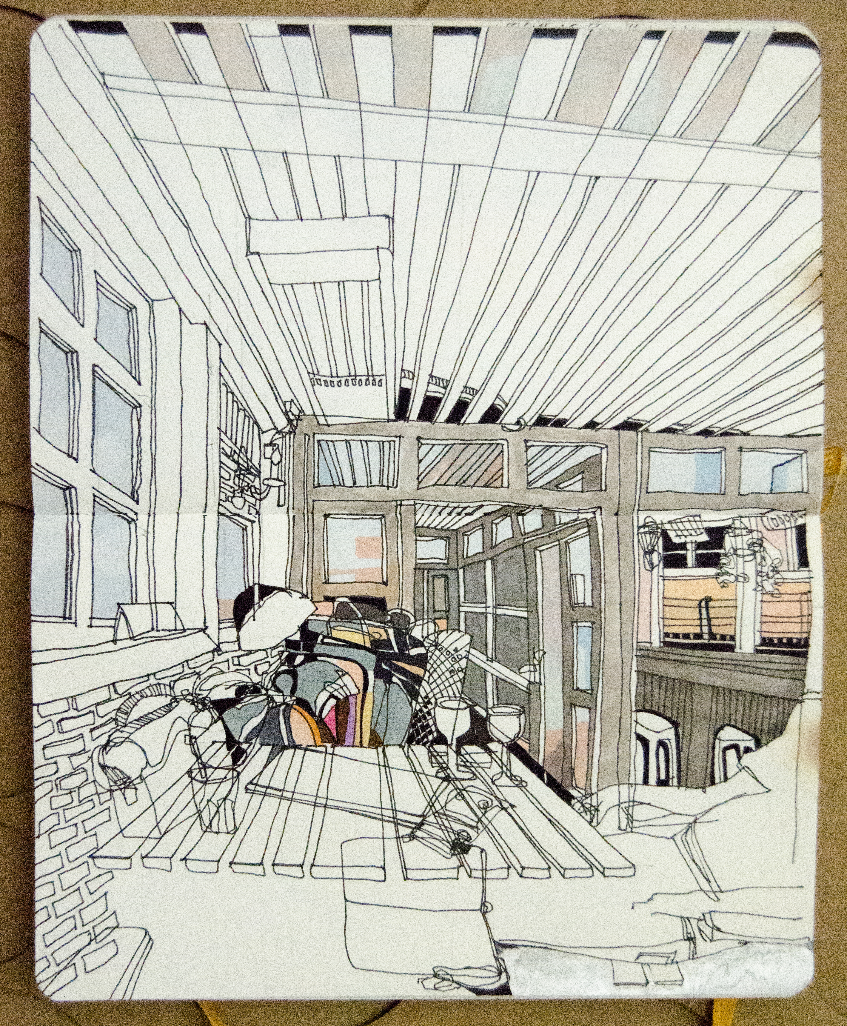 2838x3437 Midnight Sketch In Bucharest - Midnight Sketch