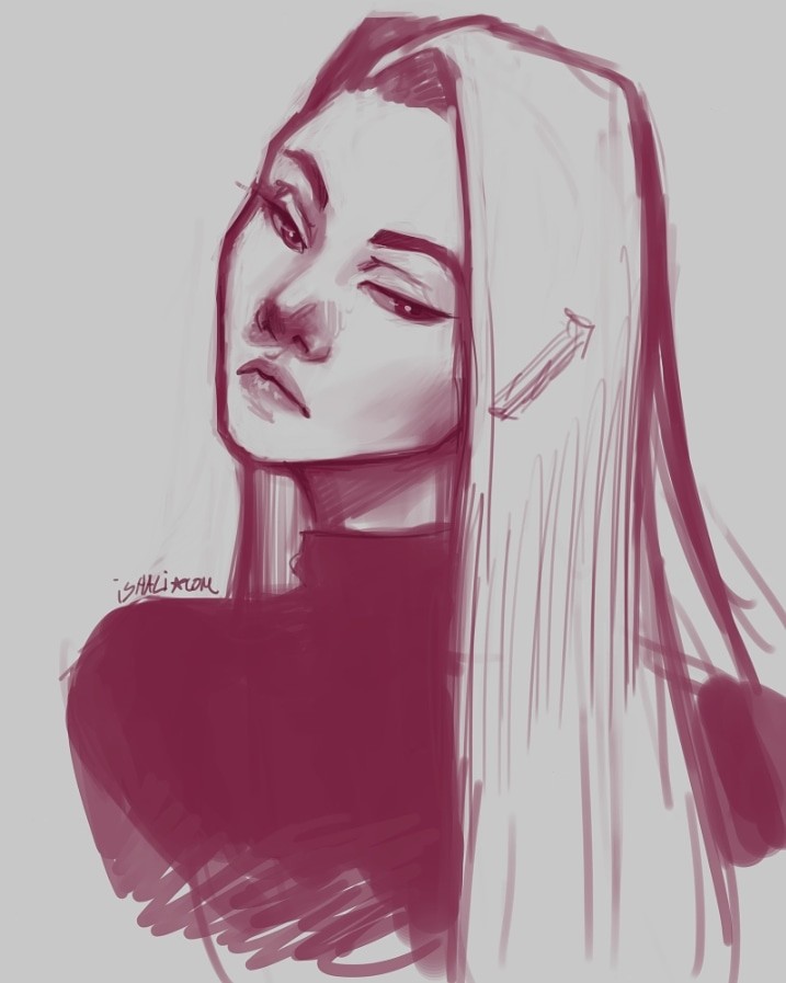 717x897 Ishali Perez - Midnight Sketch