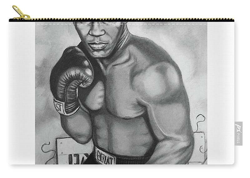 800x570 Mike Tyson Carry All Pouch For Sale By Kevin Johnson Art - Mike Tyson Sketch
