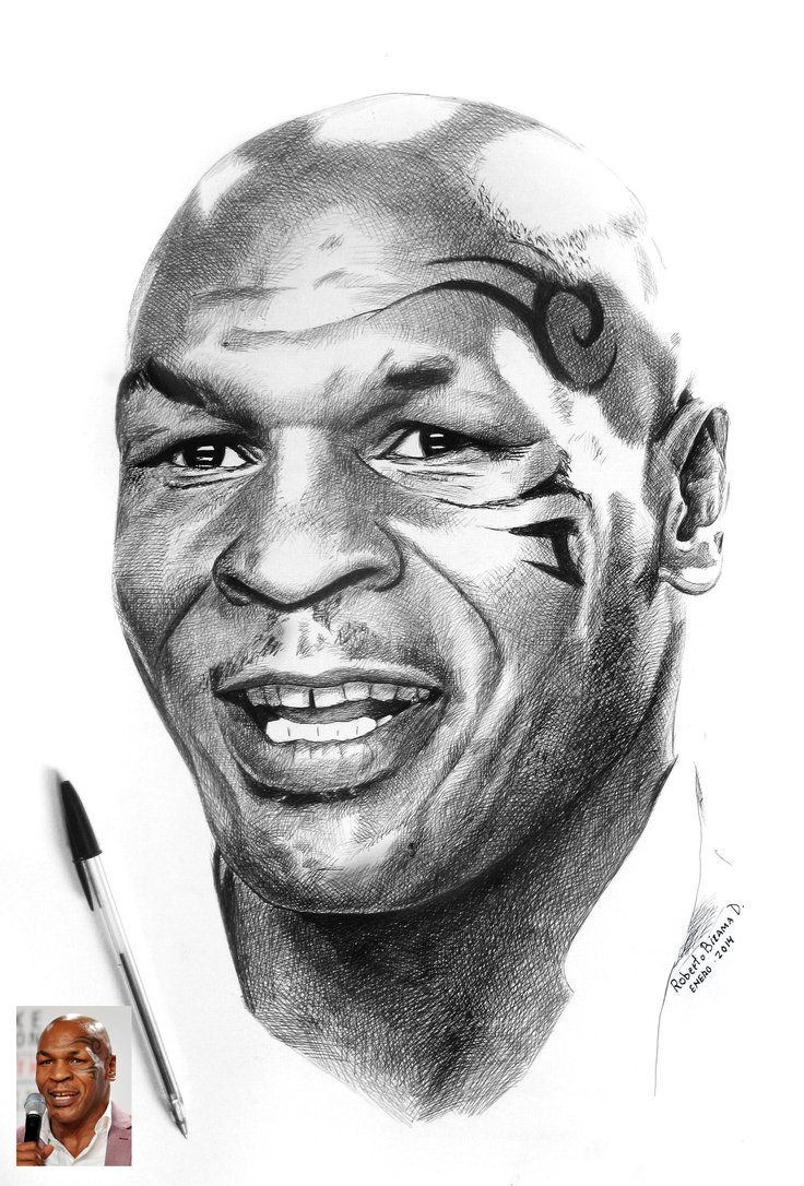 736x1086 Mike Tyson Drawing Photo Drawing Skill - Mike Tyson Sketch
