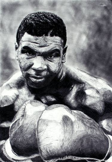 375x541 Mike Tyson Drawing By Eric Sher Saatchi Art - Mike Tyson Sketch