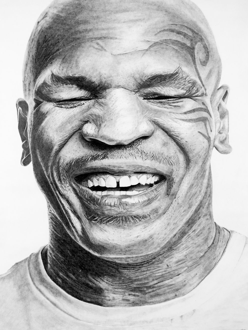1000x1331 Mike Tyson Drawn 2 Draw - Mike Tyson Sketch