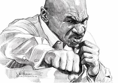 500x353 Portrait Workshop - Mike Tyson Sketch