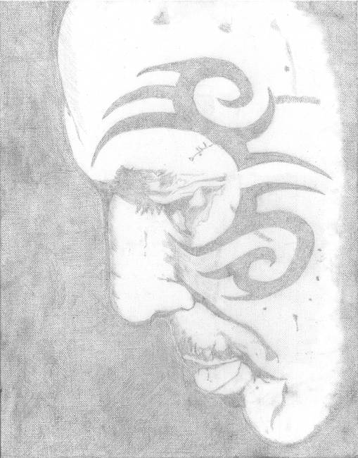 509x650 Tyson Out From The Darkness (Sketch) By Coyote Duran - Mike Tyson Sketch