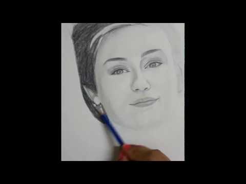 480x360 Miley Cyrus Drawing, Time Lapse - Miley Cyrus Sketch