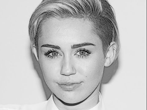 480x360 How To Draw Miley Cyrus (Easy Tutorial) Step By Step Guide [Must - Miley Cyrus Sketch