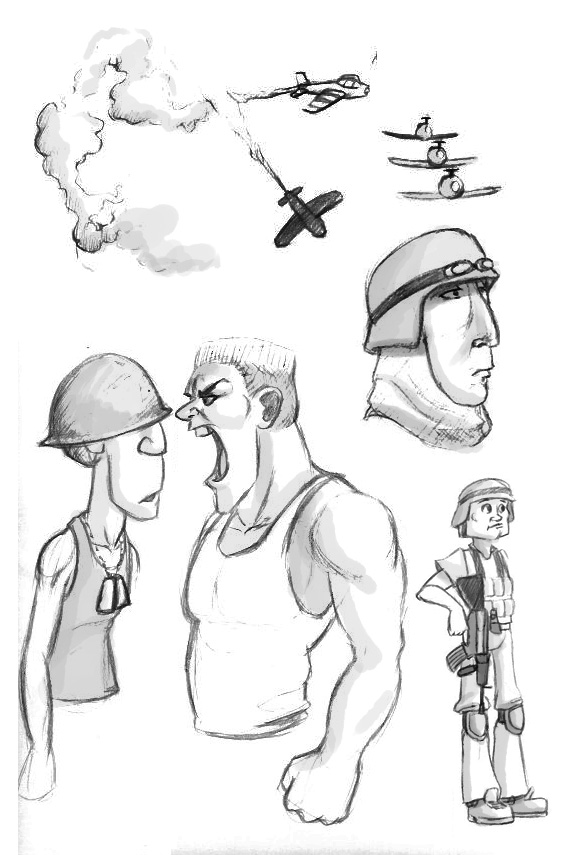 565x855 Military Sketches By Maddolphin - Military Sketches