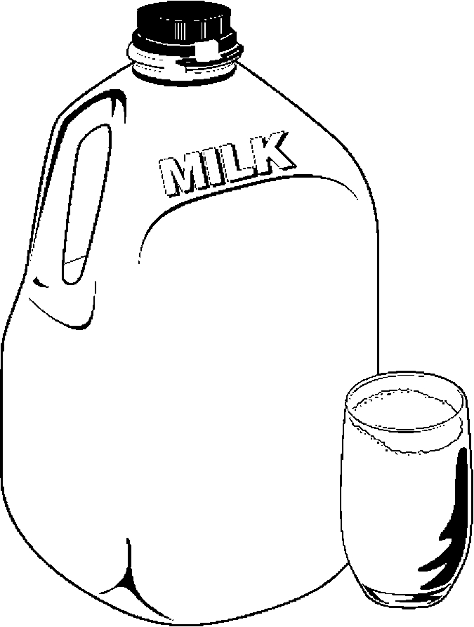 675x893 Milk Clipart Sketch - Milk Sketch