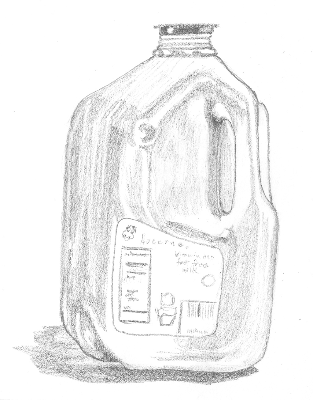 1024x1306 Sketch A Day 2011 Feb 19th, 2011 - Milk Sketch