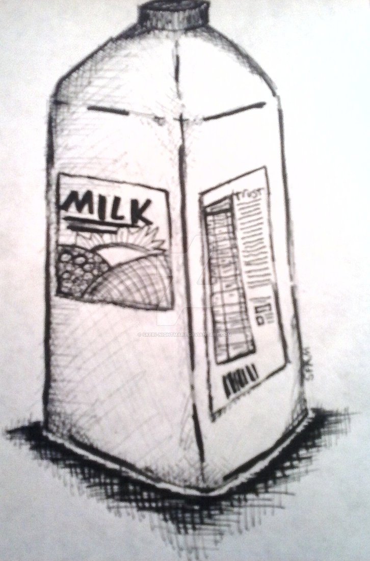 726x1101 Note Pad Milk Sketch By Skeri Nightmare - Milk Sketch