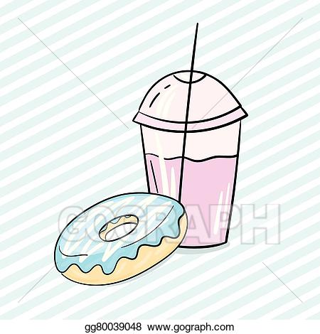 450x470 Milkshake Clipart Sketch 5 - Milkshake Sketch