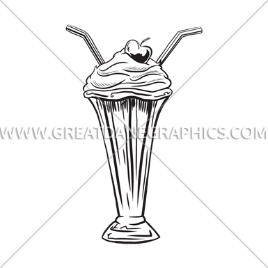 385x385 Milkshake Drawing - Milkshake Sketch