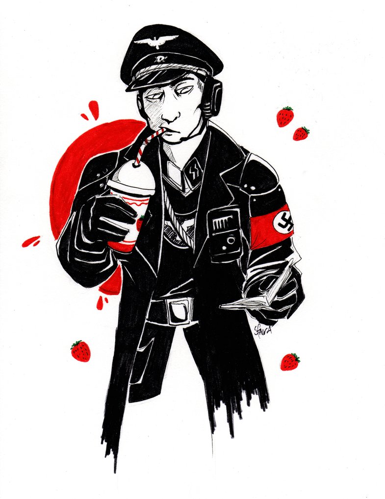 785x1018 Wolfenstein On Twitter I Love Strawberry Milkshake, It Is - Milkshake Sketch