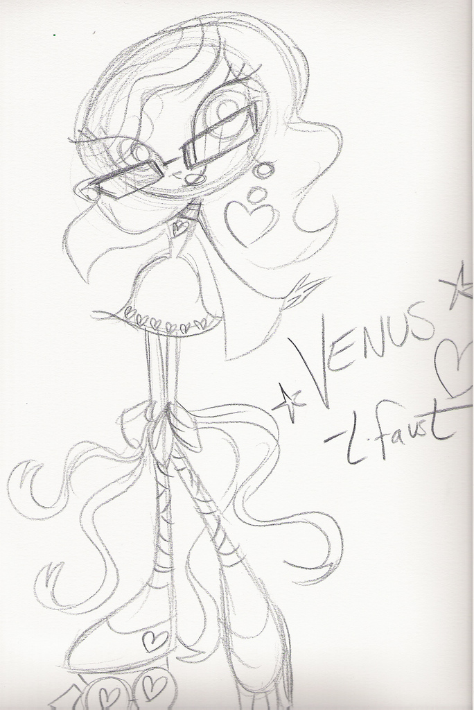 684x1024 Venus Sketch Of Milky Way And The Galaxy Girls By Lauren - Milky Way Galaxy Sketch