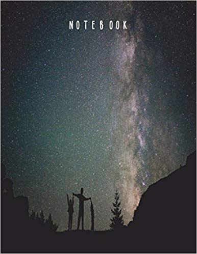 386x499 Notebook Look - Milky Way Sketch