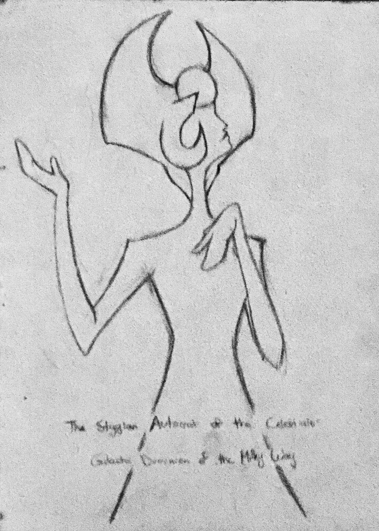 756x1057 The Matriarch Of The Milky Way (Sketch) By Nightfalls3030 On - Milky Way Sketch