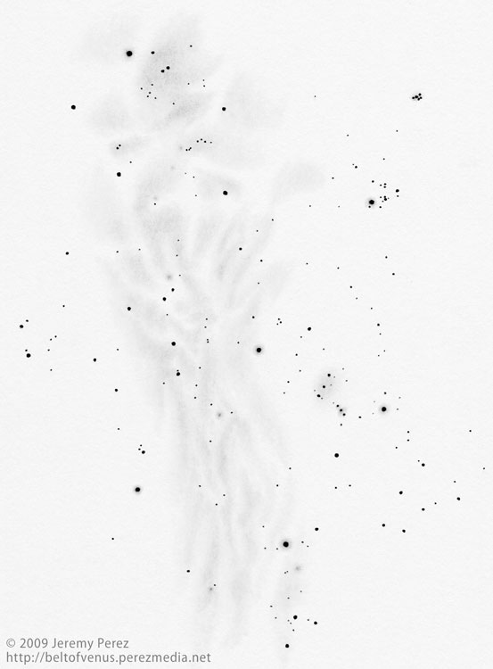 553x750 Drawn To The Universeltbr Gtjan 2010 - Milky Way Sketch