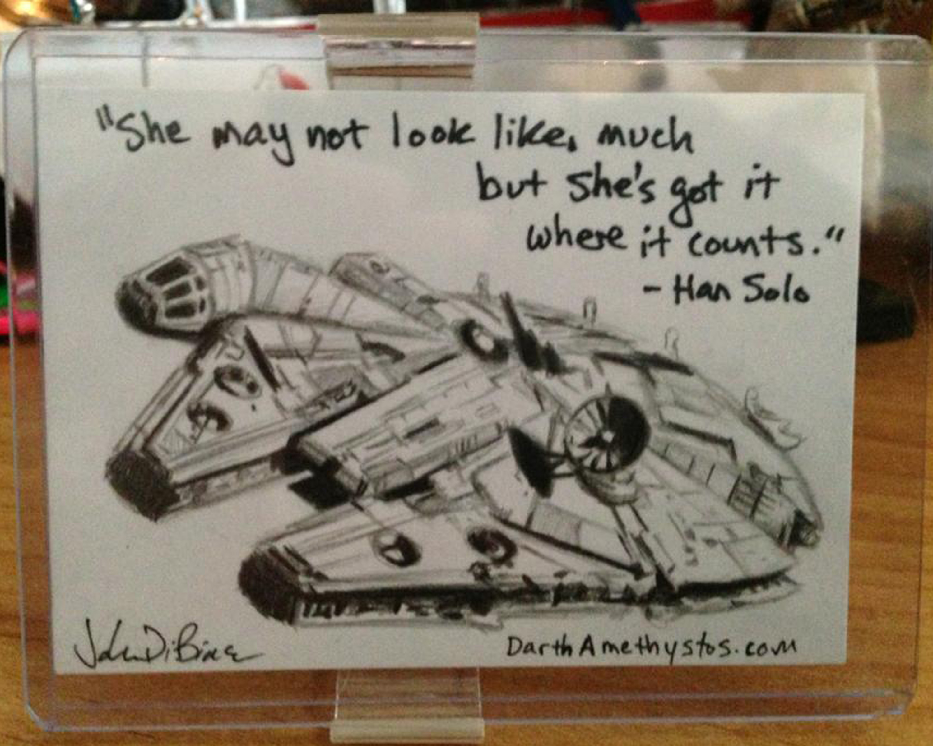 3000x2400 Millennium Falcon Darth Amethystos - Millennium Falcon Sketch