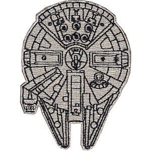 300x300 Star Wars Millennium Falcon Top View Rebel Han Solo Lucasfilm Iron - Millennium Falcon Sketch