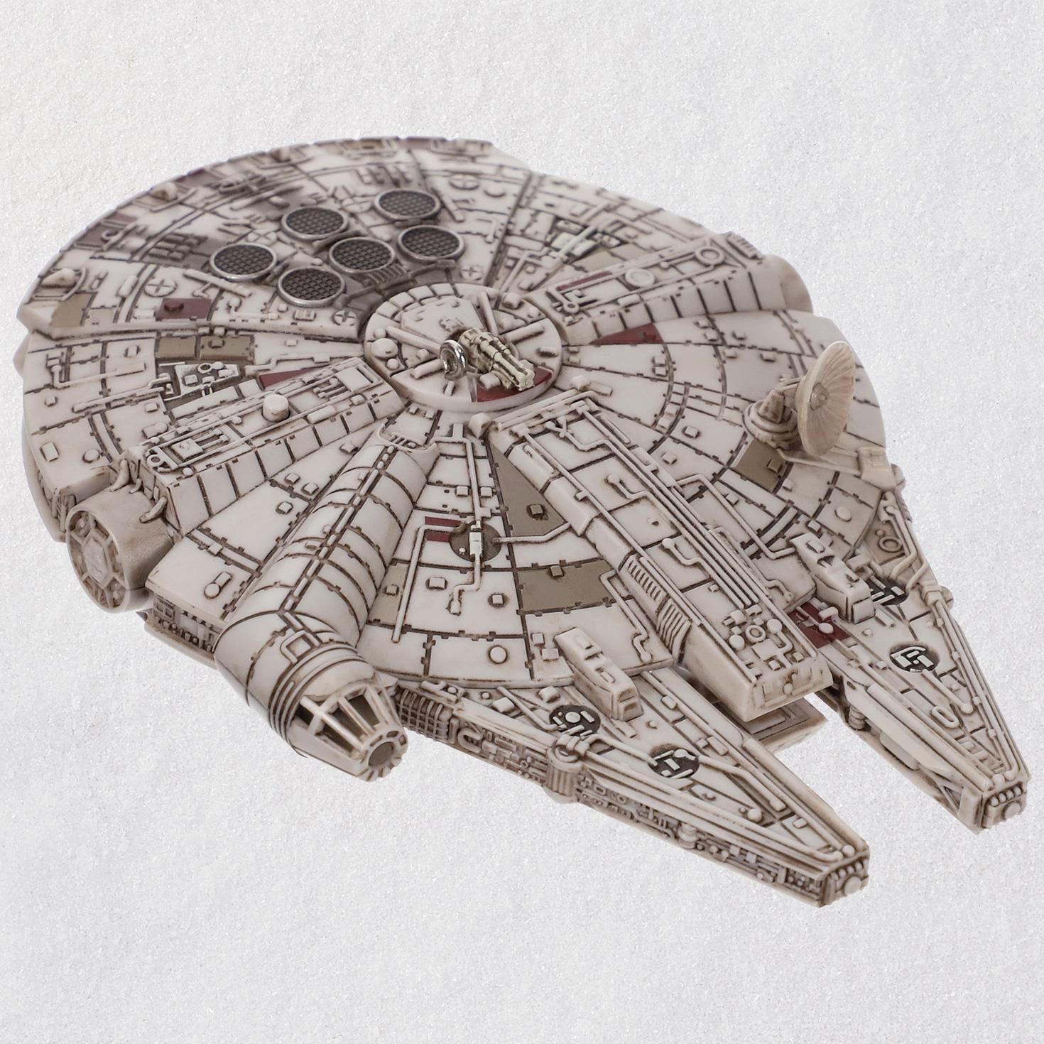 1470x1470 Star Millennium Ornament With Light And Sound - Millennium Falcon Sketch