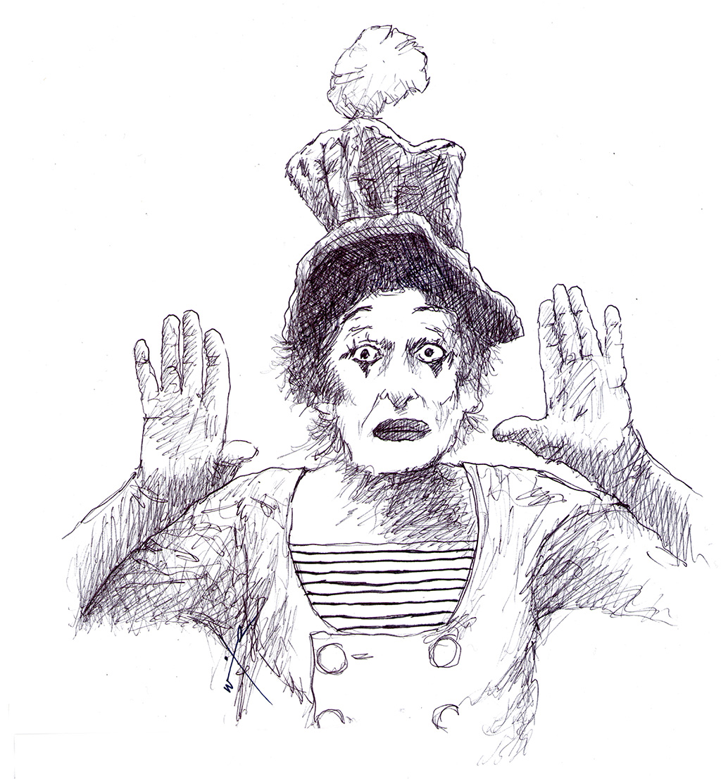 1024x1106 Mime Chicanepictures - Mime Sketch