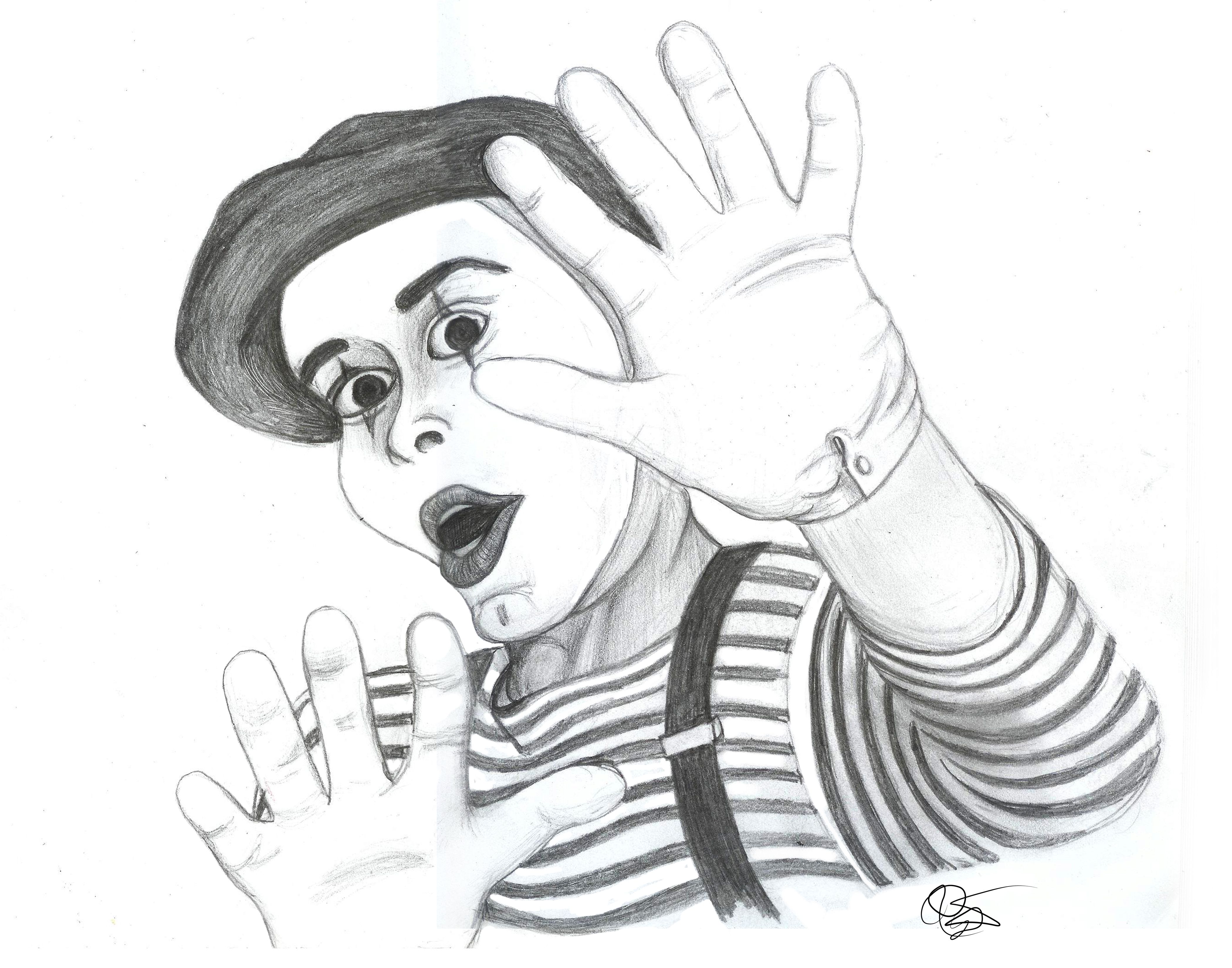 Mime Sketch at Explore collection of Mime Sketch