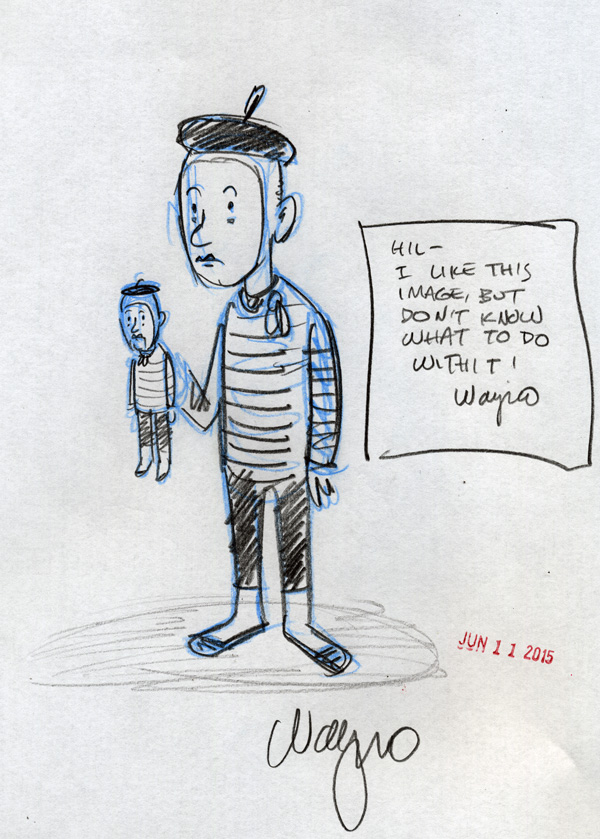 600x839 Waynoblog Mimes With Orange - Mime Sketch