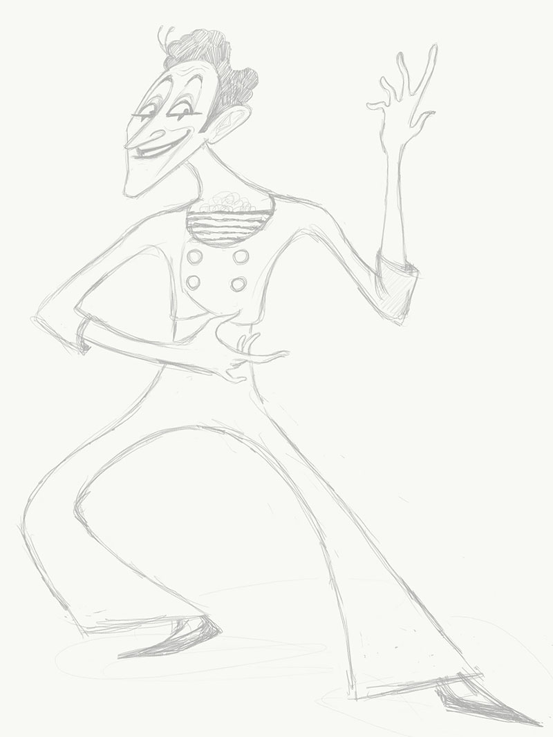 800x1067 Dribbble - Mime Sketch