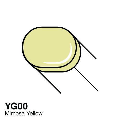 500x500 Yg00 Mimosa Yellow Copic - Mimosa Sketch