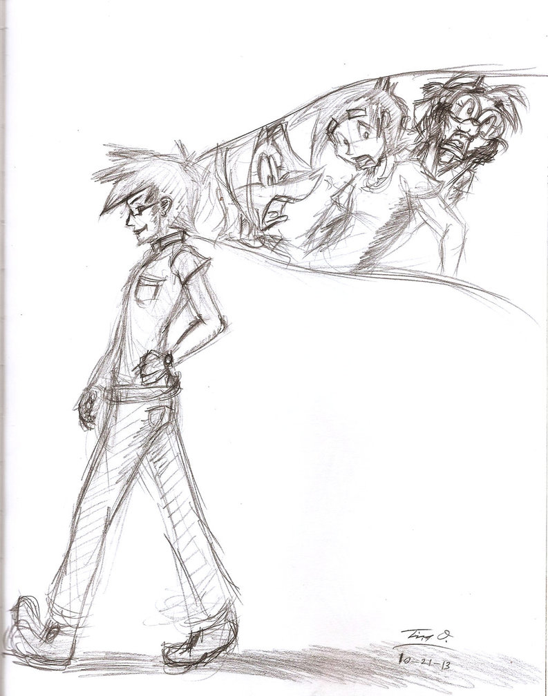 793x1008 Trapped In My Mind Sketch By Django90 - Mind Sketch