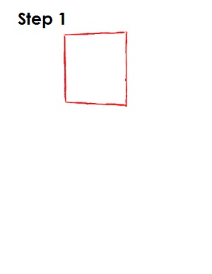 300x388 How To Draw A Creeper (Minecraft) - Minecraft Creeper Sketch