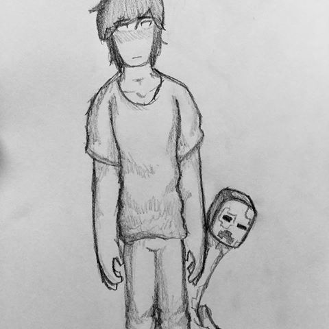 480x480 Photos About - Minecraft Creeper Sketch