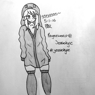 320x320 Creepergirl Drawings On Paigeeworld. Pictures Of Creepergirl - Minecraft Creeper Sketch