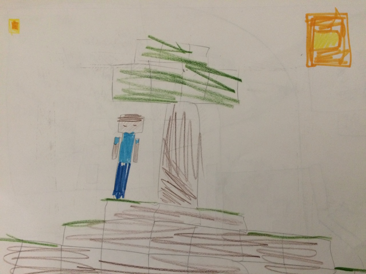 1280x960 Handmade Minecraft Creeper Quilt - Minecraft Creeper Sketch