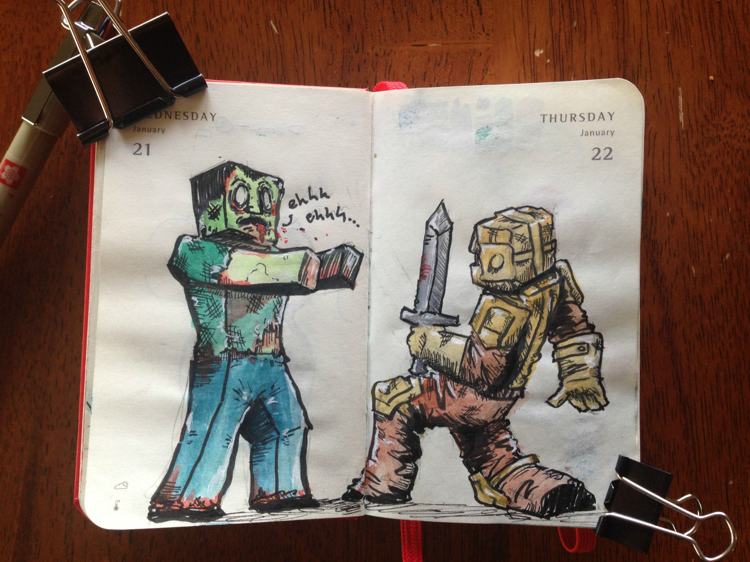 2448x1836 Little Inspired Minecraft Sketch I Did Recently. Minecraft - Minecraft Sketch