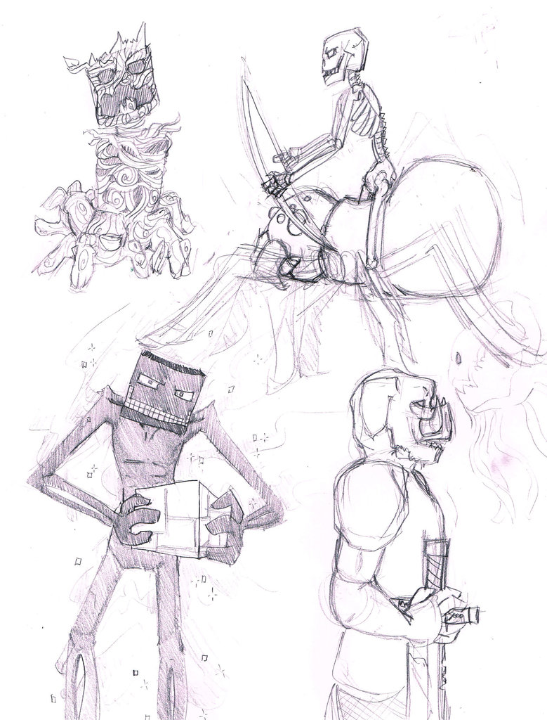 779x1024 Minecraft Sketch - Minecraft Sketch