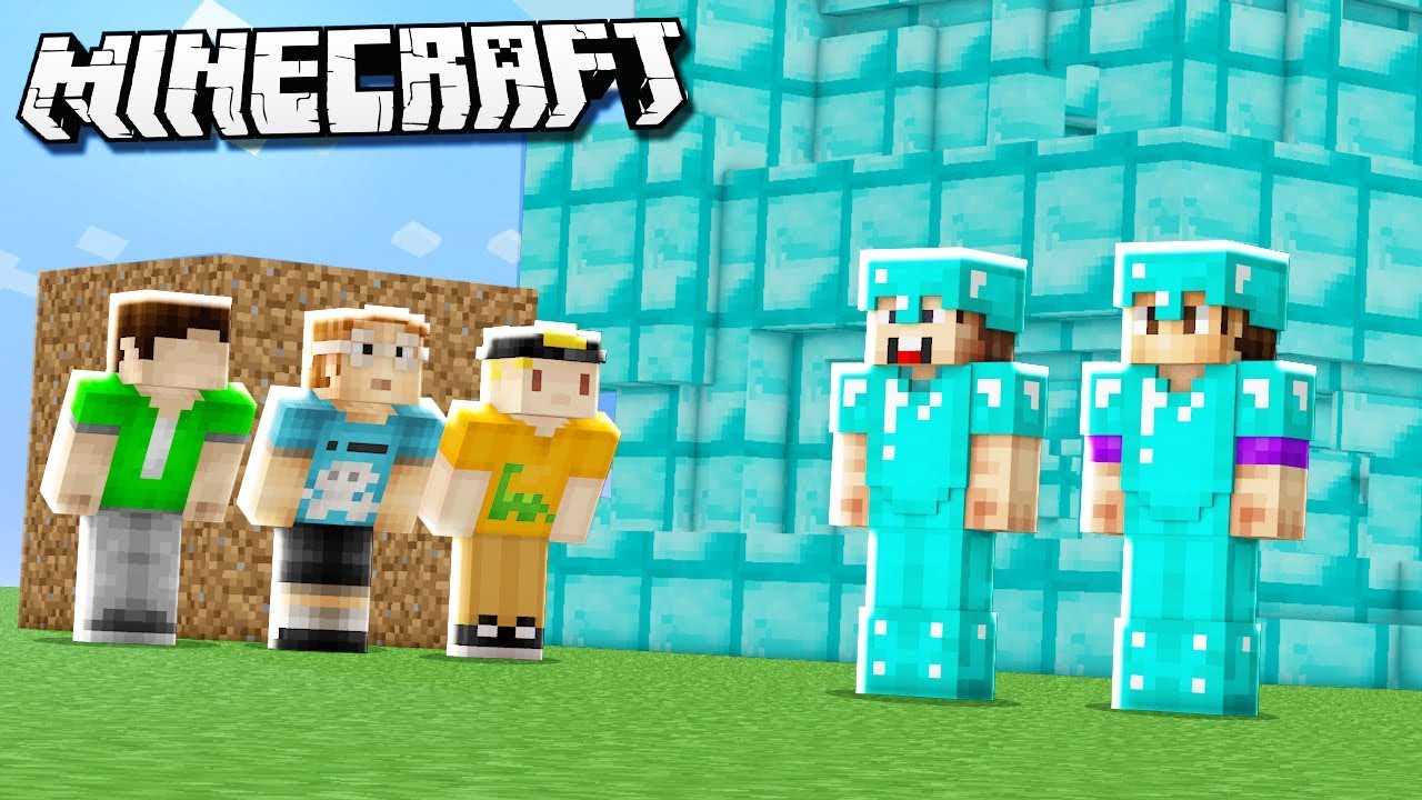 1280x720 Diamond House Vs. Dirt House! (Denis, Sketch, Alex, Corl Amp Sub - Minecraft Sketch